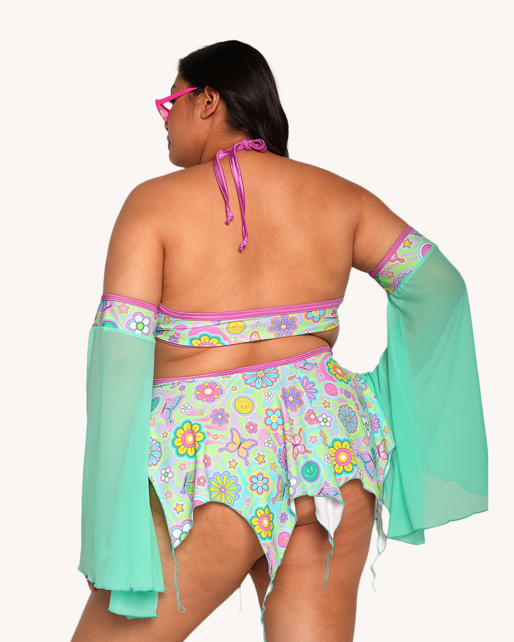 Rolita Couture x iHR Groove Garden Pixie Baby Doll Dress - Image 6