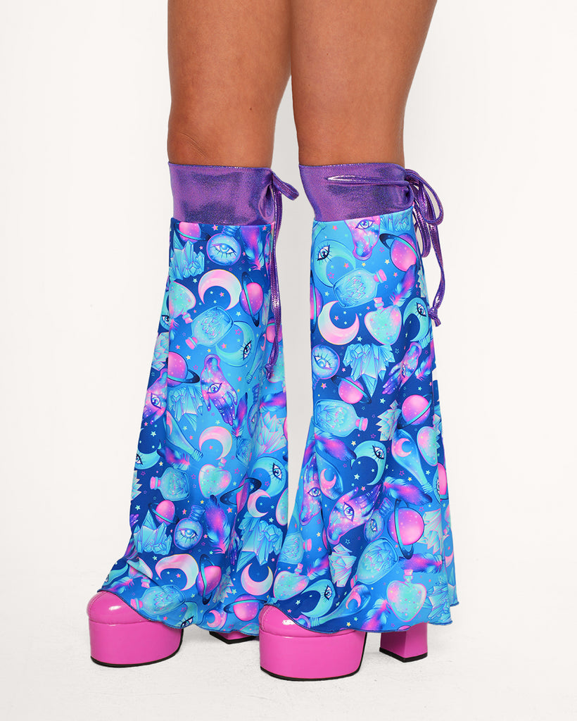 Rolita Couture x iHR Lucid Dream Leg Covers-Blue/Pink/Purple-Regular-Front--Sarah2---S