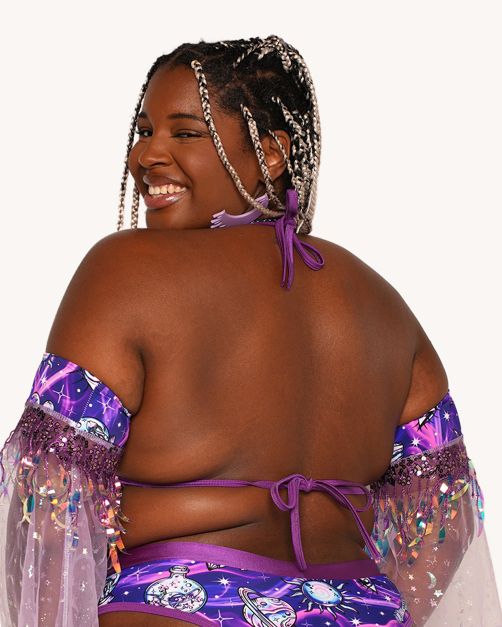 Rolita Couture x iHR Metaphysical Mami Rebel Chain Top - Image 6