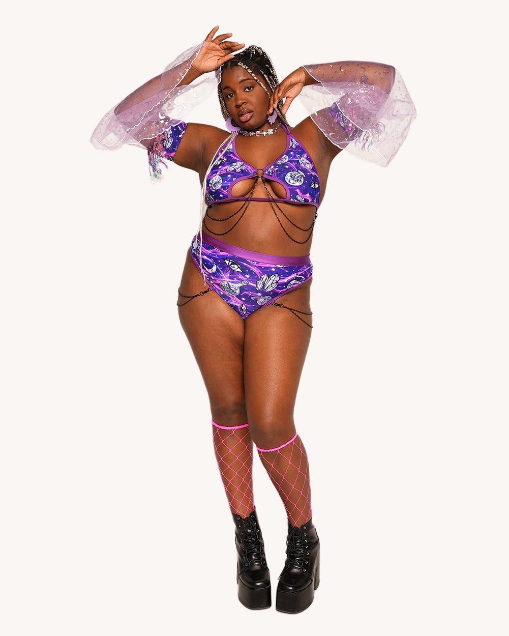 Rolita Couture x iHR Metaphysical Mami Bootylicious Chain Bottoms - Image 33904018096311