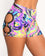Rolita Couture x iHR Mystery Planet Hypnotic Cut Out Shorts