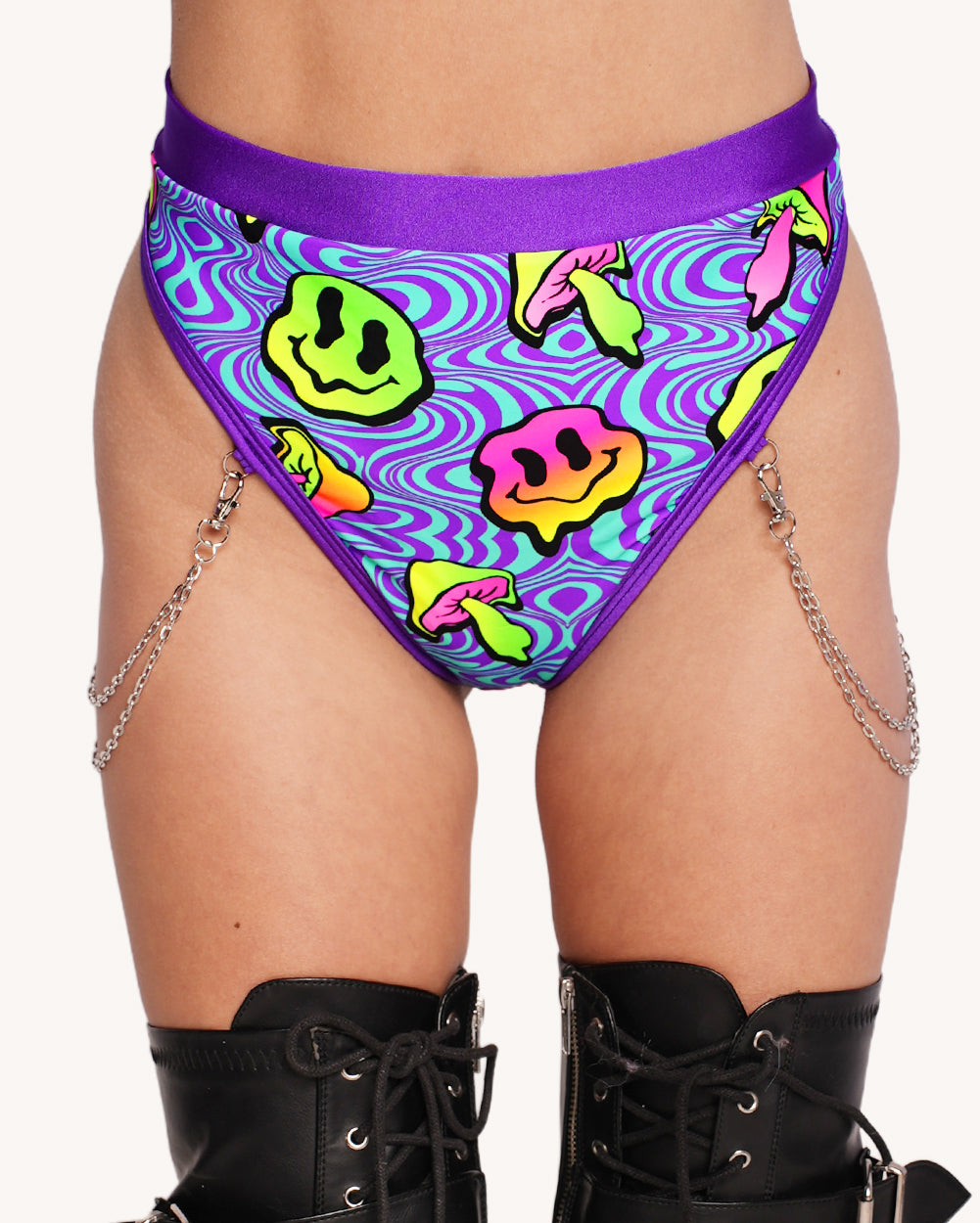 Rolita Couture x iHR Shroomface Bootylicious Chain Bottoms - Image 36344692703415