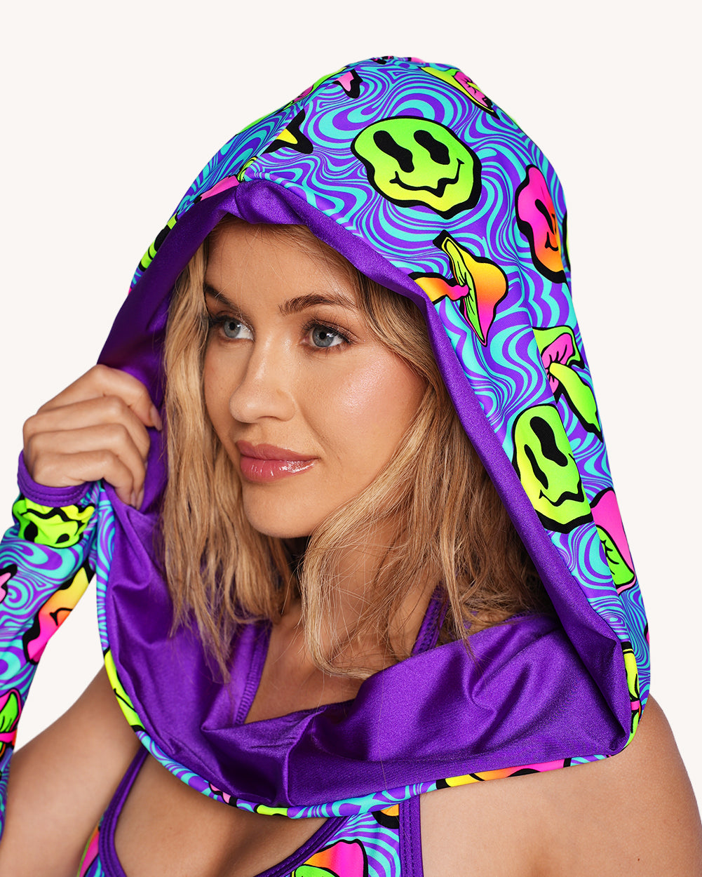 Rolita Couture x iHR Shroomface Hood - Image 1