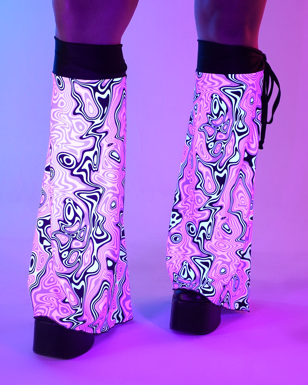 Rolita Couture x iHR Ultraviolet Vortex Leg Covers - Image 34825755164855