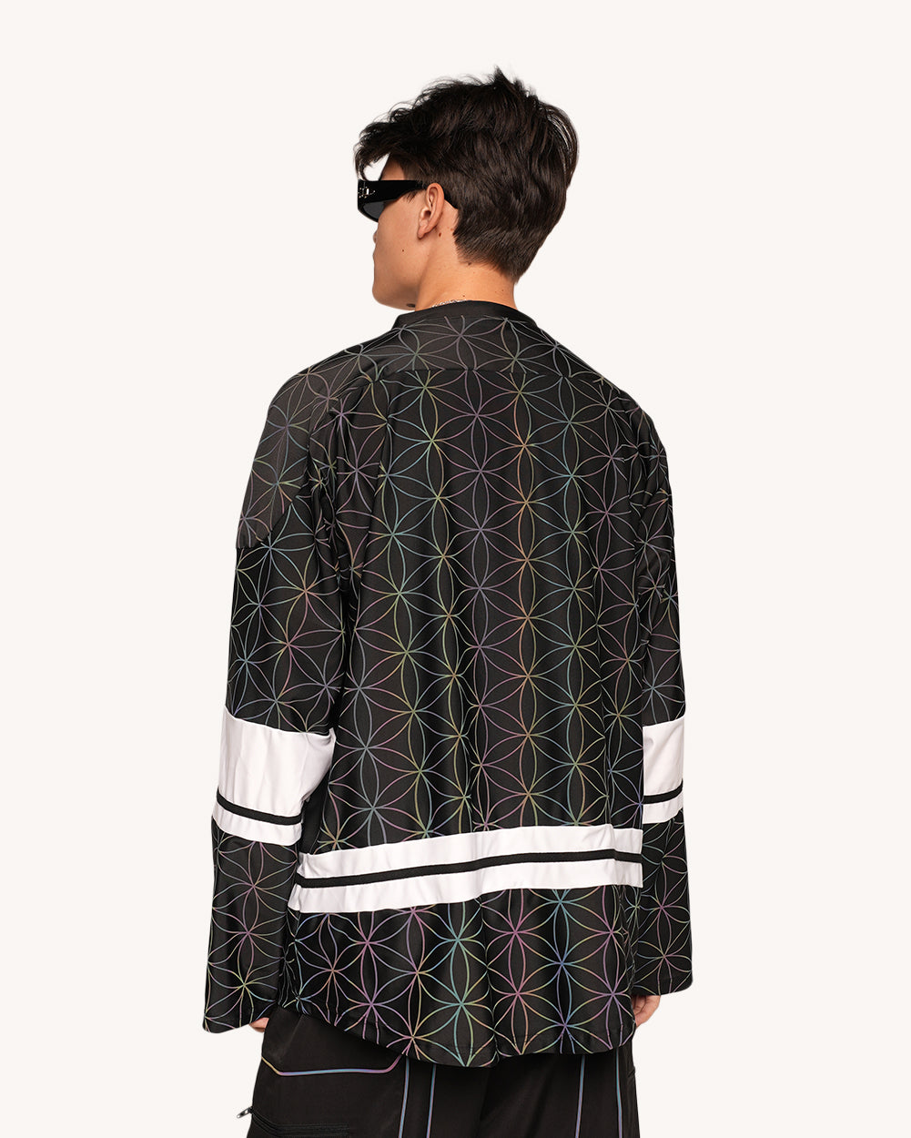Sacred Geo Rainbow Reflective Jersey - Image 2