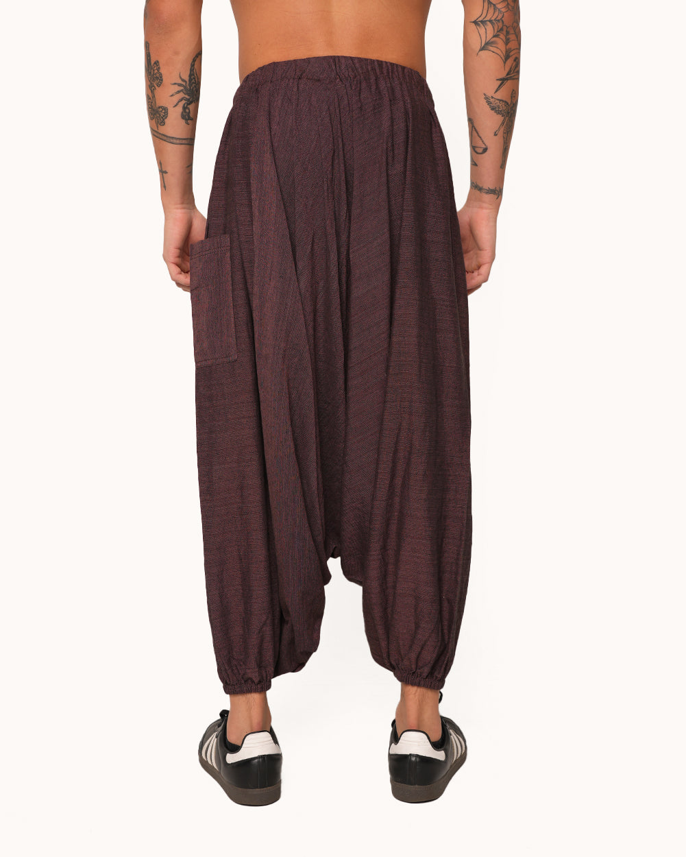 Scarecrow Pants-Brown-Regular-Front--Back---One Size