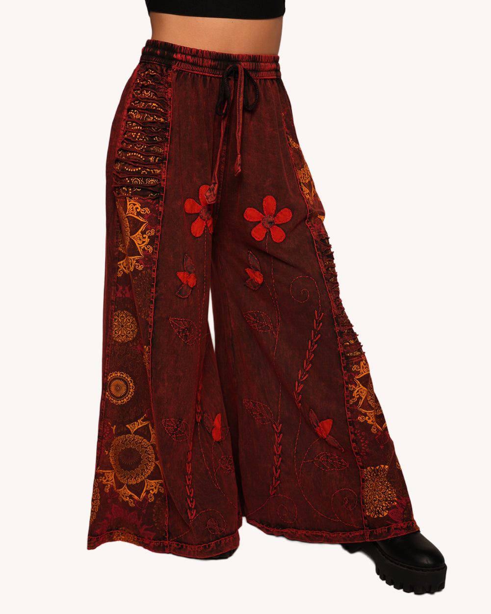 Scarlet Begonias Pants - Image 34328782504119