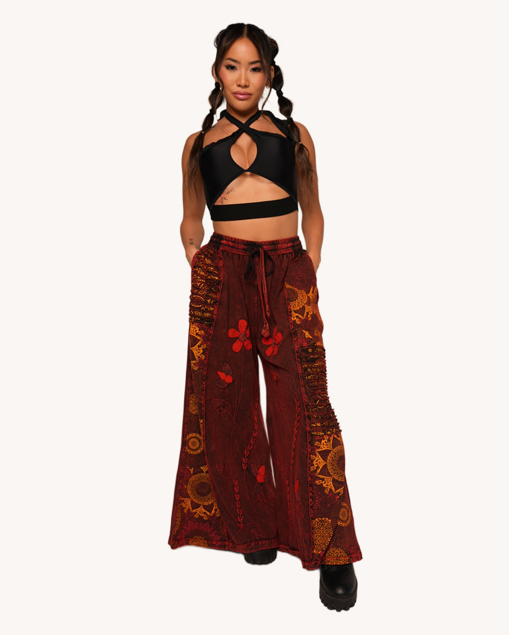 Scarlet Begonias Pants - Image 3