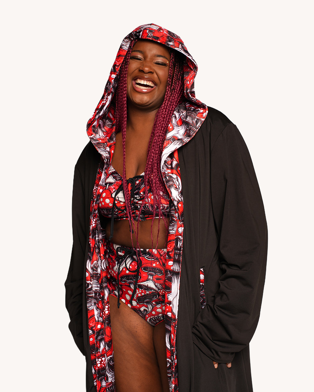 Secret of Life Mushroom Cloak with Hood - Image 6