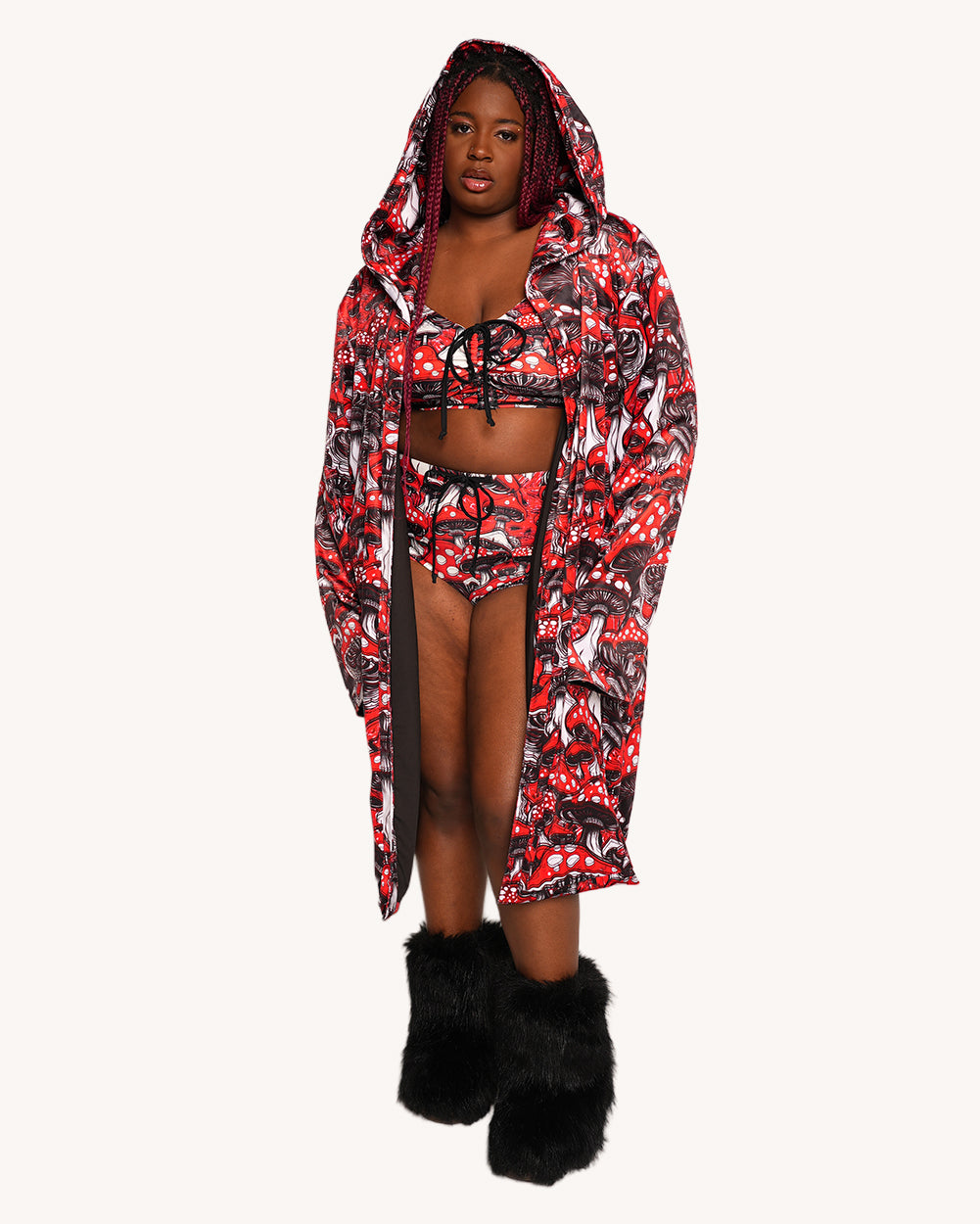 Secret of Life Mushroom Cloak with Hood - Image 5