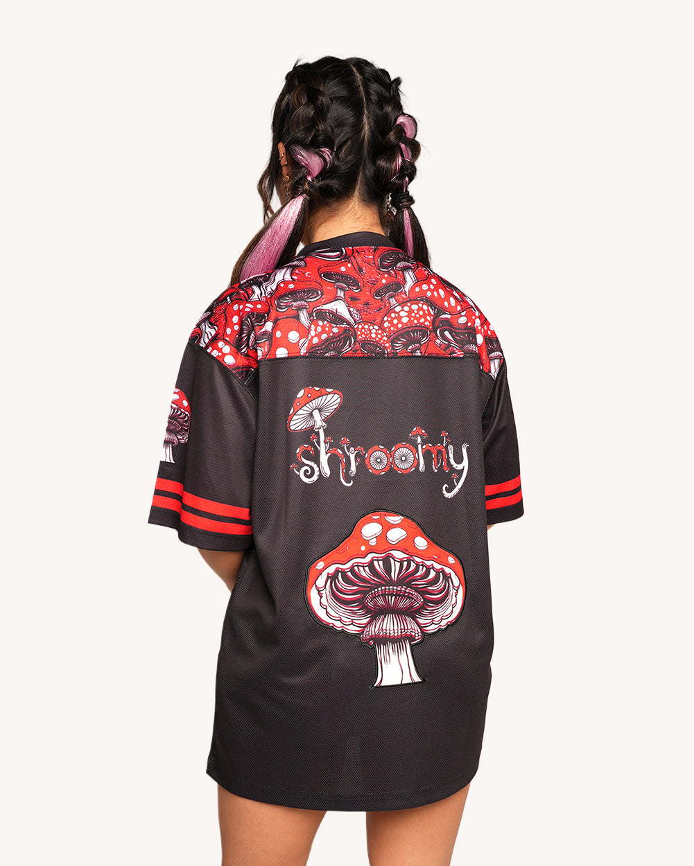 Secret of Life Mushroom Football Jersey - Image 34754403991735