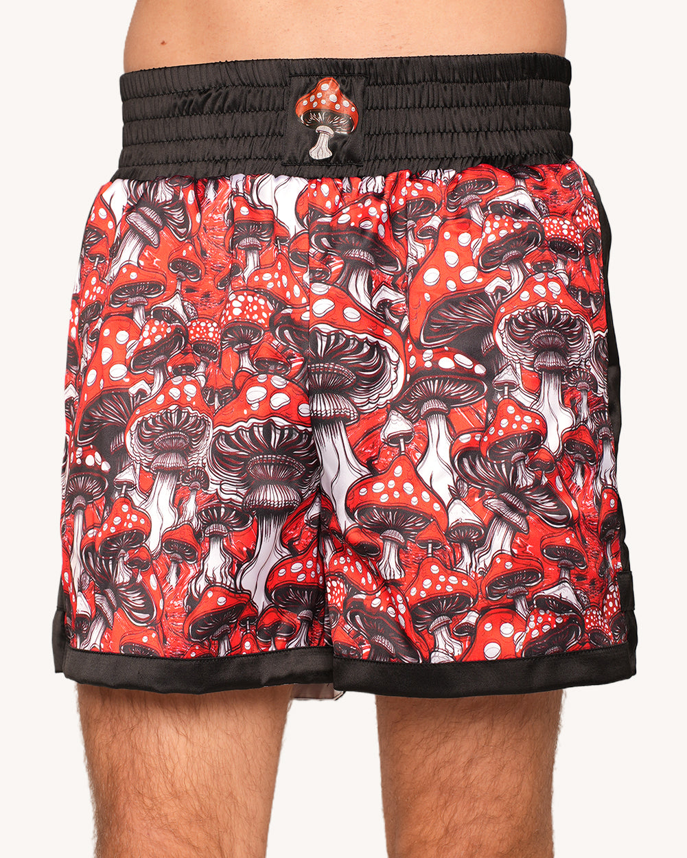 Secret of Life Mushroom Unisex Boxing Shorts - Image 34754116255927