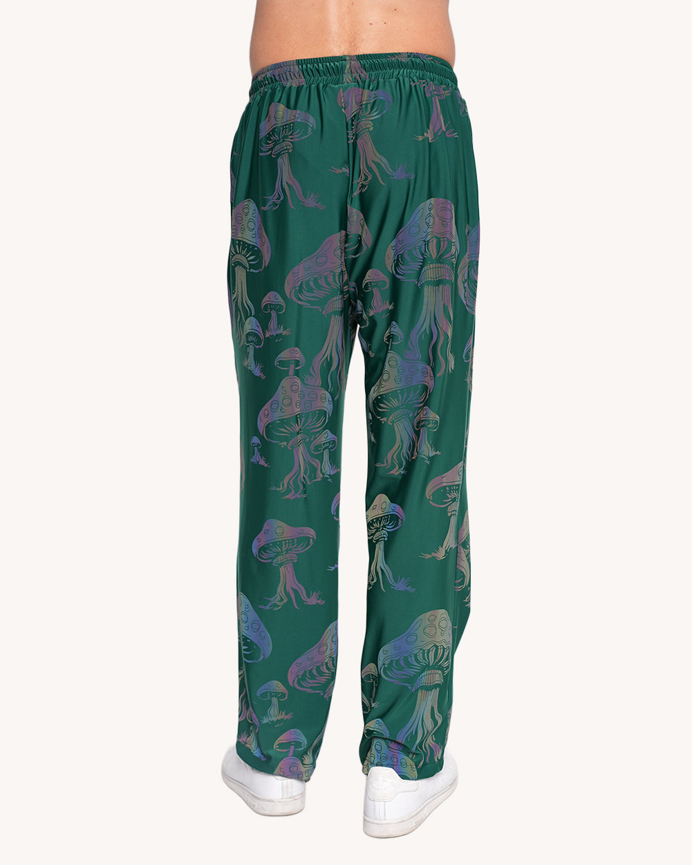 Secret of Life Mushroom Green Reflective Harem Pants - Image 35896557338807
