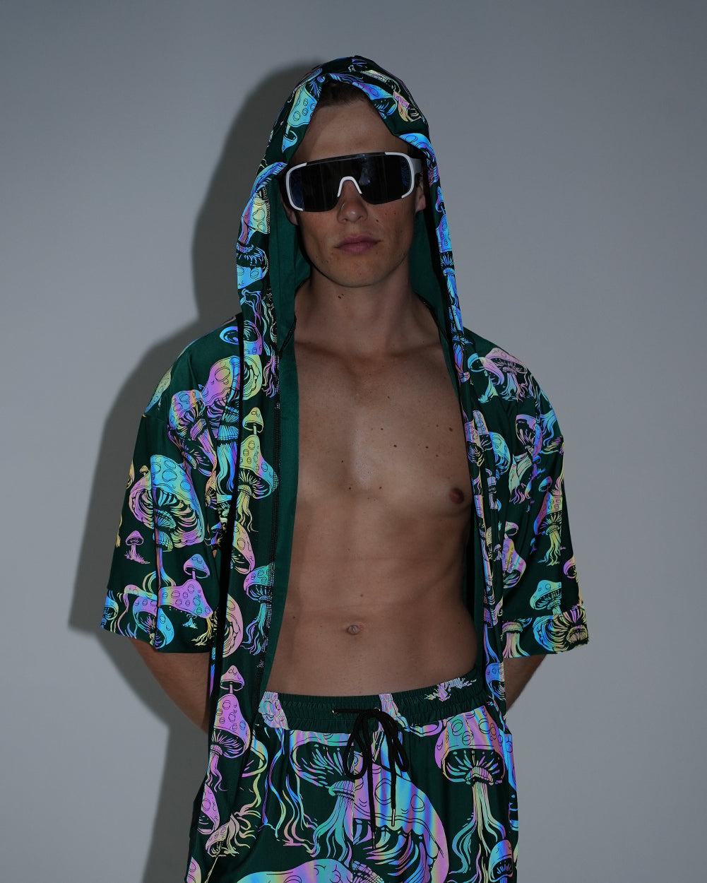 Secret of Life Mushroom Green Reflective Robe - Image 35896546623671