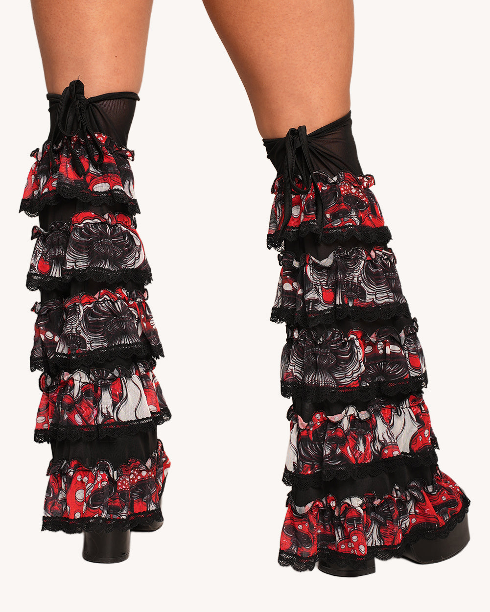 Secret of Life Mushroom Ruffle Leg Covers - Image 1