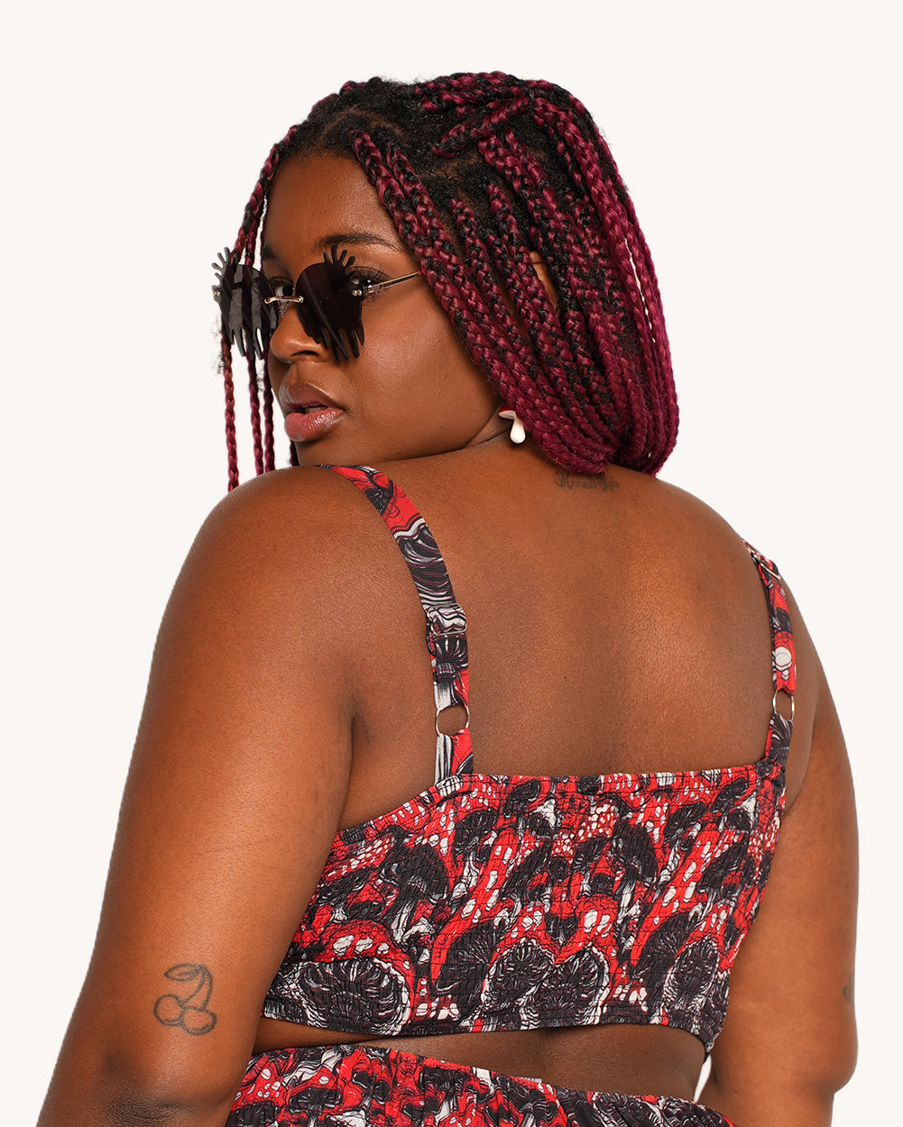 Secret of Life Mushroom Ruffle Top - Image 34634137993399