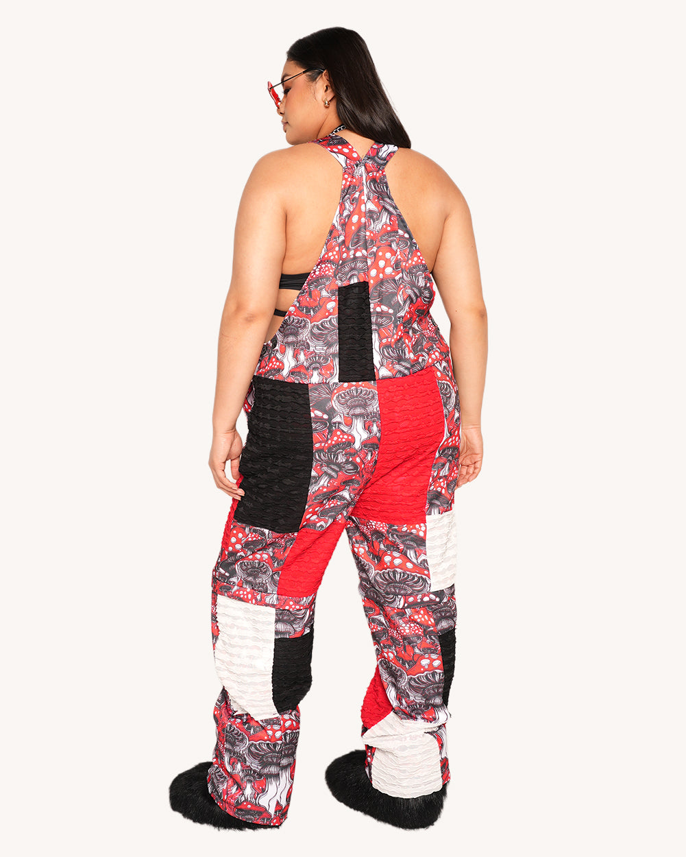 Secret of Life Mushroom Zip Off Overalls - Image 34832243392695