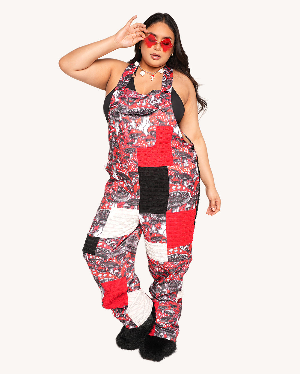 Secret of Life Mushroom Zip Off Overalls - Image 11