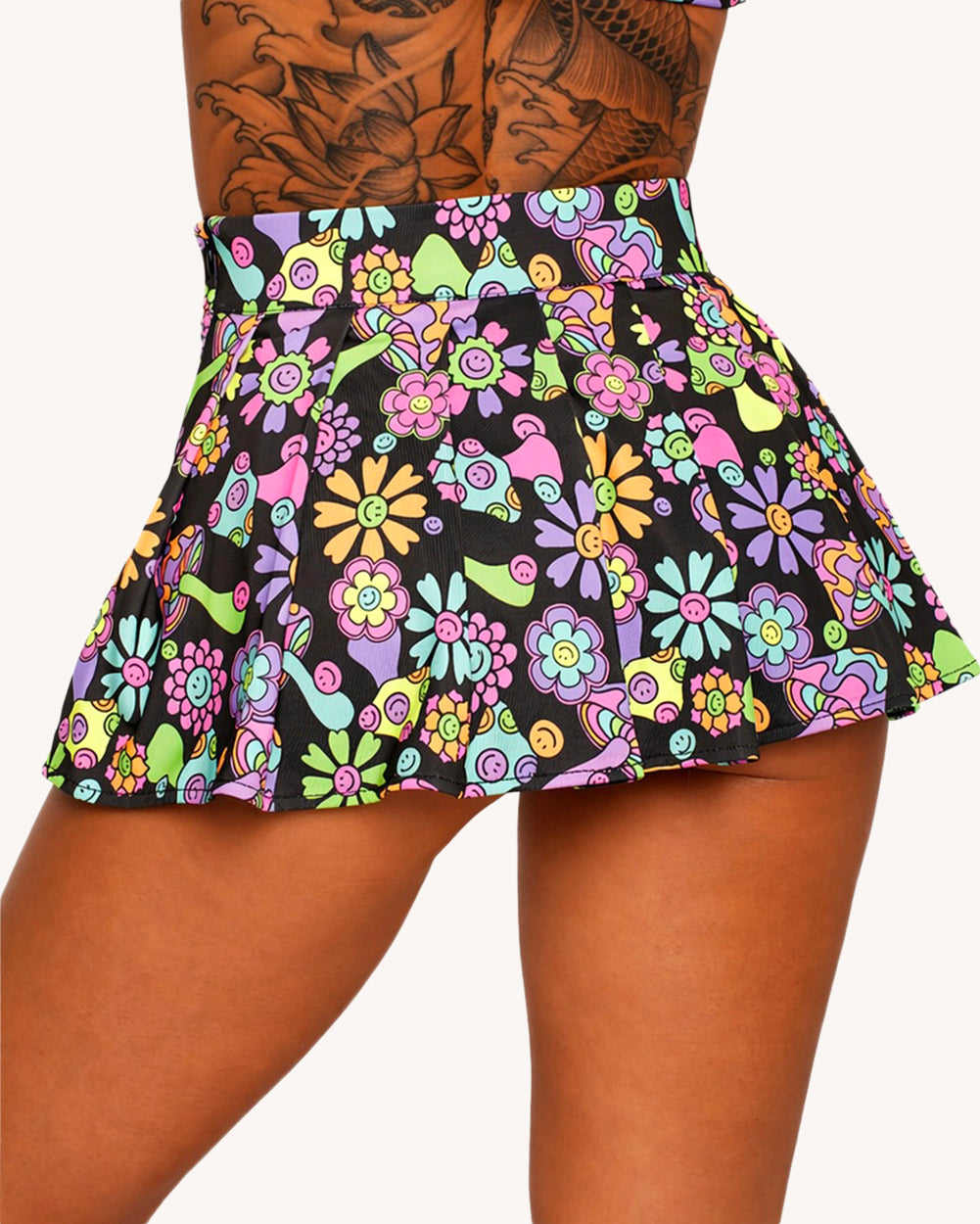 Shroom Bloom UV Reactive Skirt - Image 35402650255543