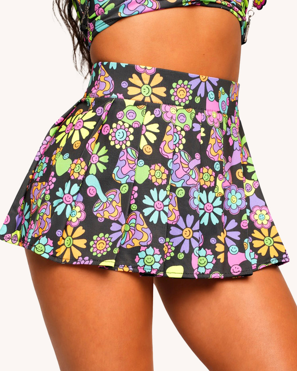 Shroom Bloom UV Reactive Skirt - Image 35402650321079