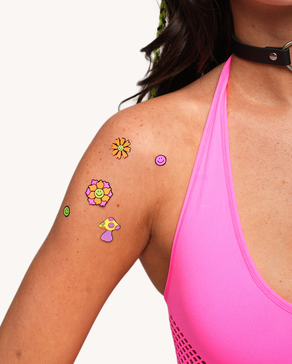 Shroom Bloom UV Reactive Body Sticker Pack - Image 2