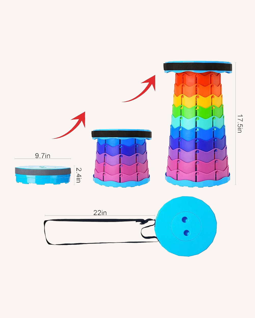 Sit Tight Portable Stool - Image 34820575625399