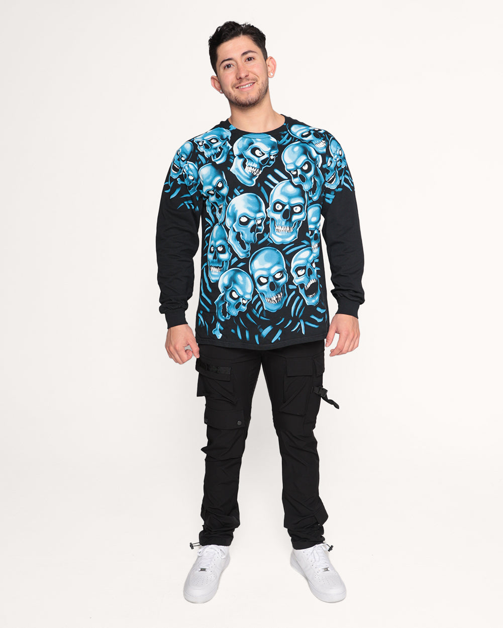 Skull Grove Tee-Black/Blue-Regular-Full--Eric2---L