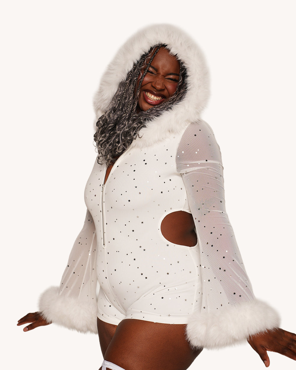 Skybound Hooded Romper - Image 5