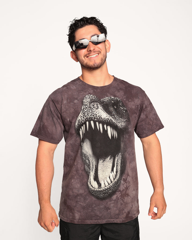 Sonic Savage T-Rex Tee-Black/White-Regular-Front--Eric2---L