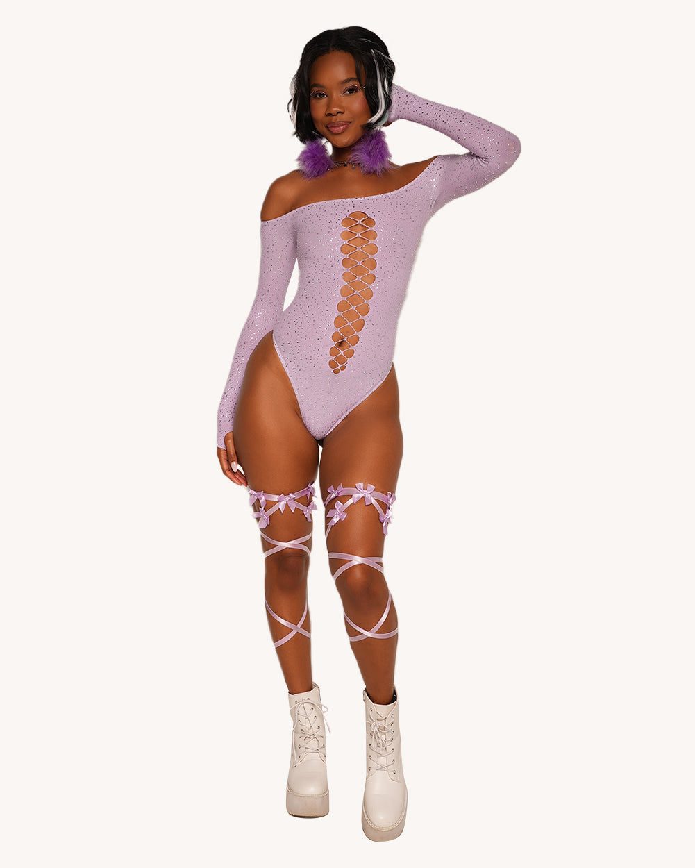 Spotlight Moments Bodysuit - Lavender - Image 2