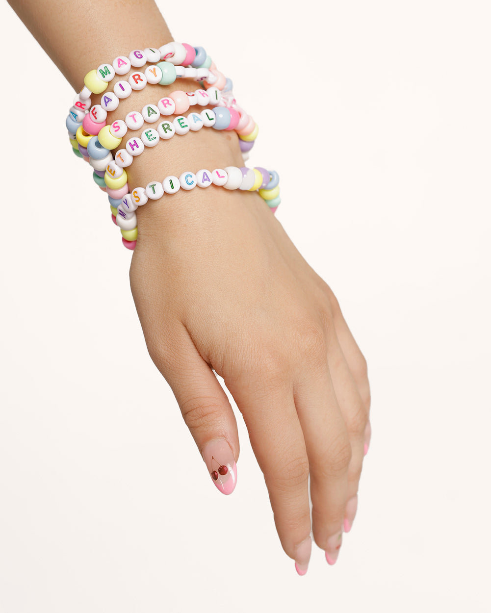 Stardust Dream Kandi Bracelet Set-Assorted-Regular-Front--Model---S