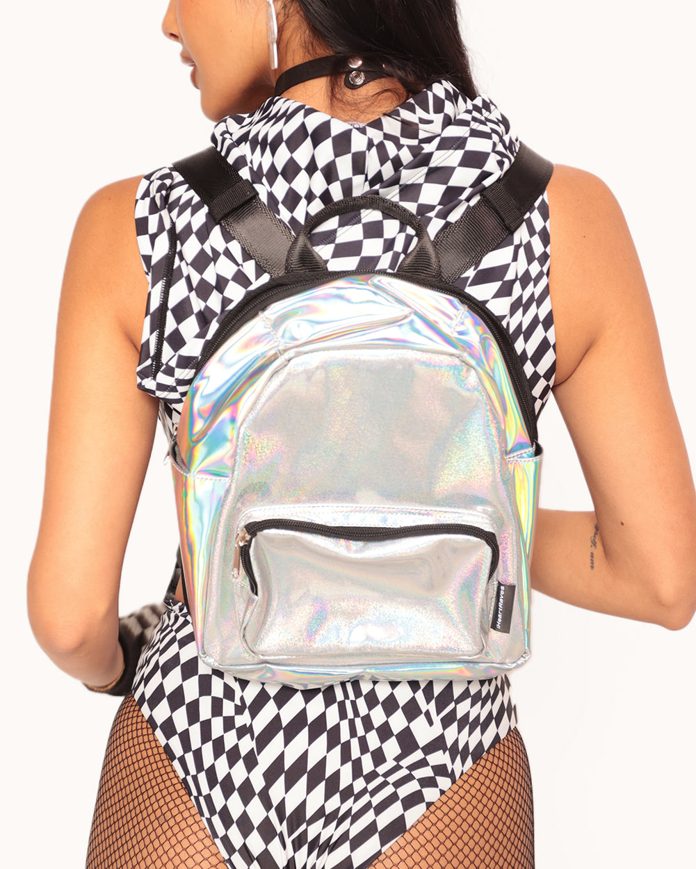 Stuck in the Y2K Holo Mini Hydration Pack Front