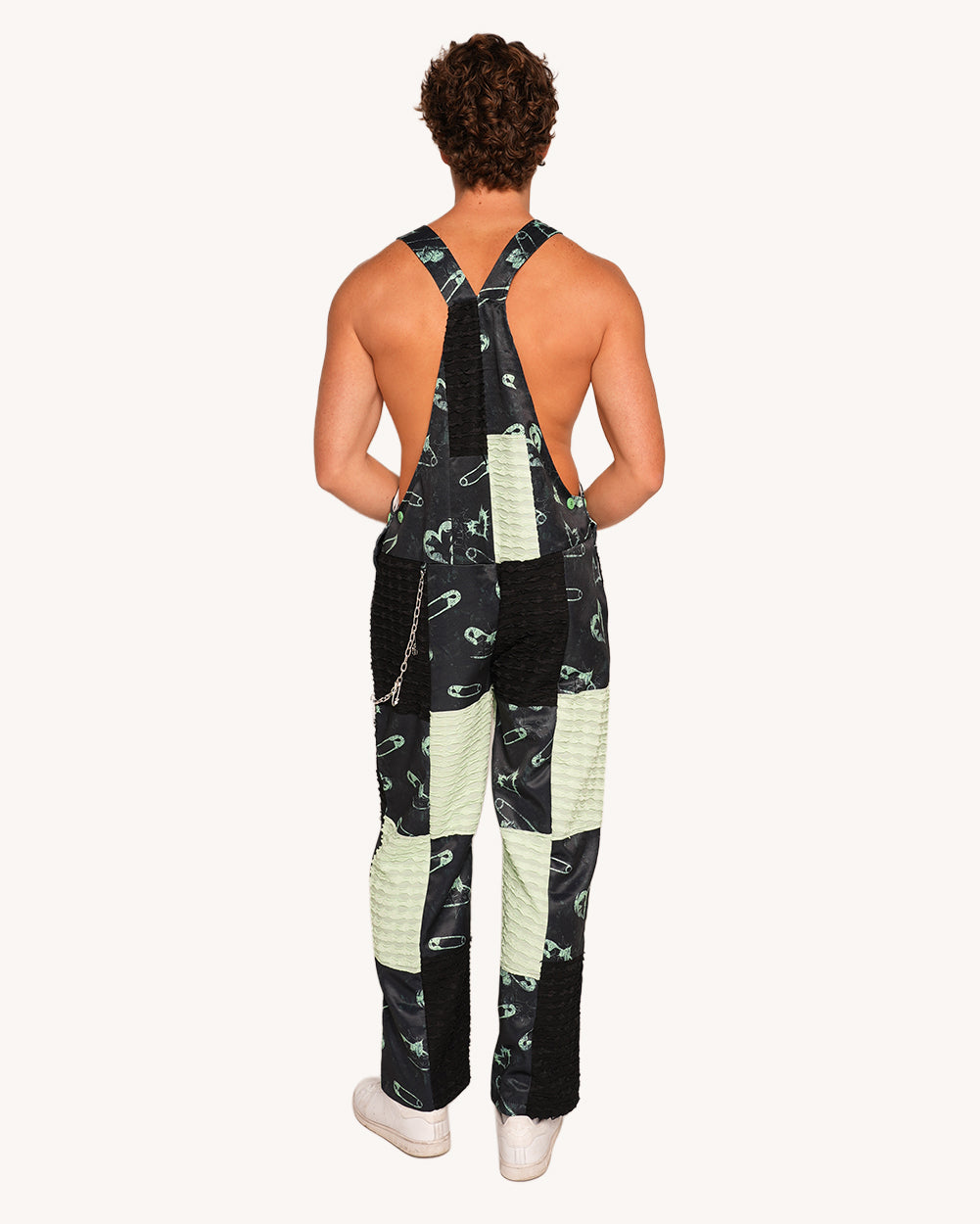 Sunflowerraver x iHR Get Bent Overalls-Back-Men