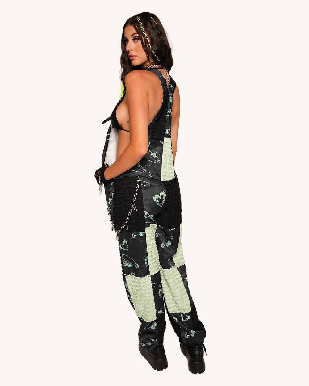 Sunflowerraver x iHR Get Bent Overalls - Image 6