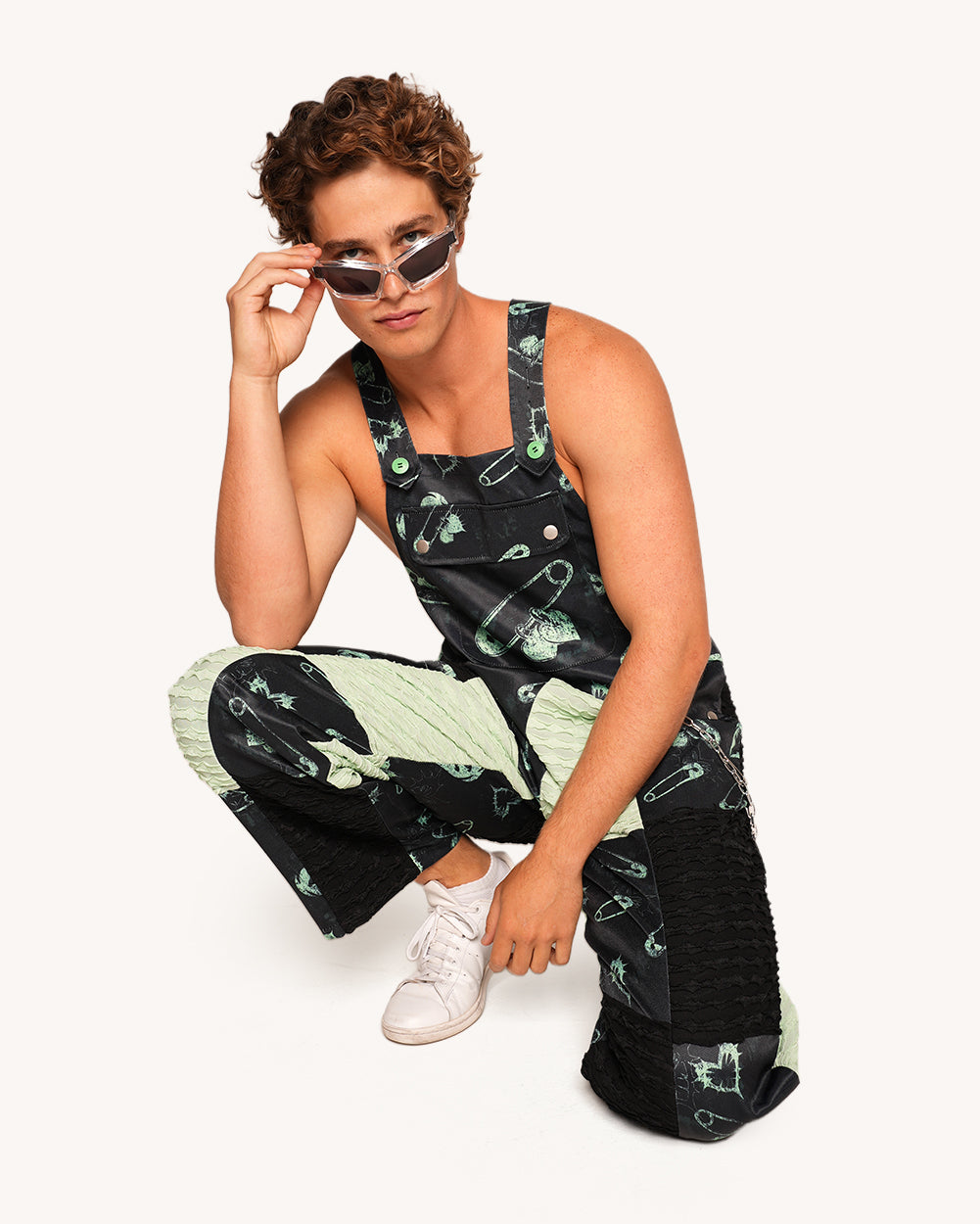 Sunflowerraver x iHR Get Bent Overalls-Lifestyle-Men