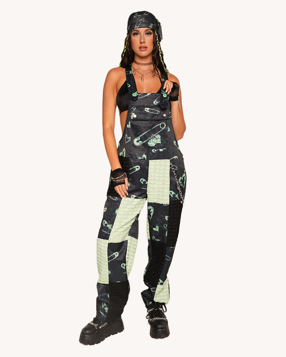 Sunflowerraver x iHR Get Bent Overalls - Image 5