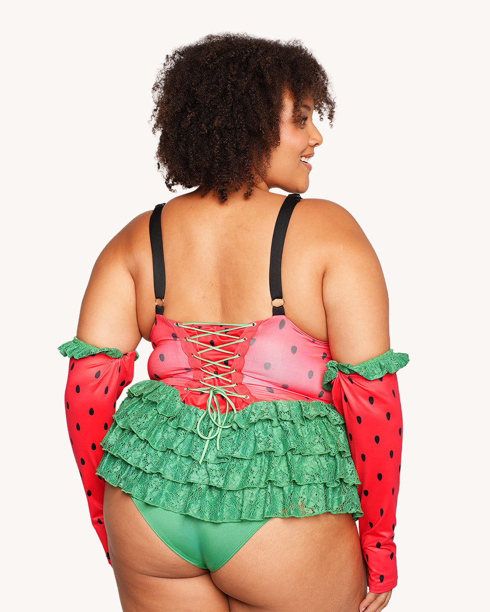 Sweet Slice Strawberry Romper - Image 5