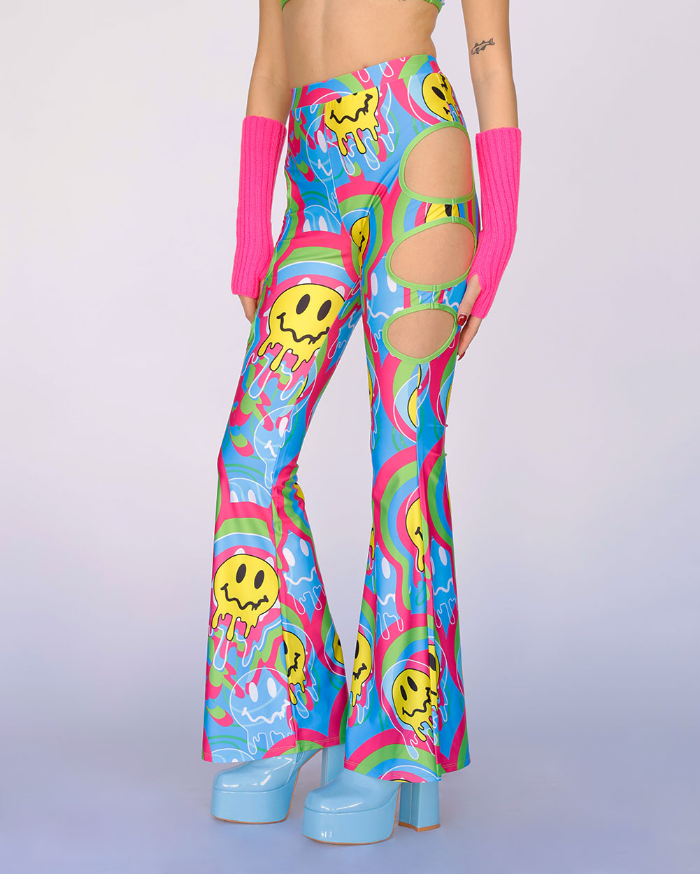 Trippy Time Acid Smiley Outfit