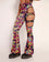 Trippy Toxin Cutout Bell Bottoms