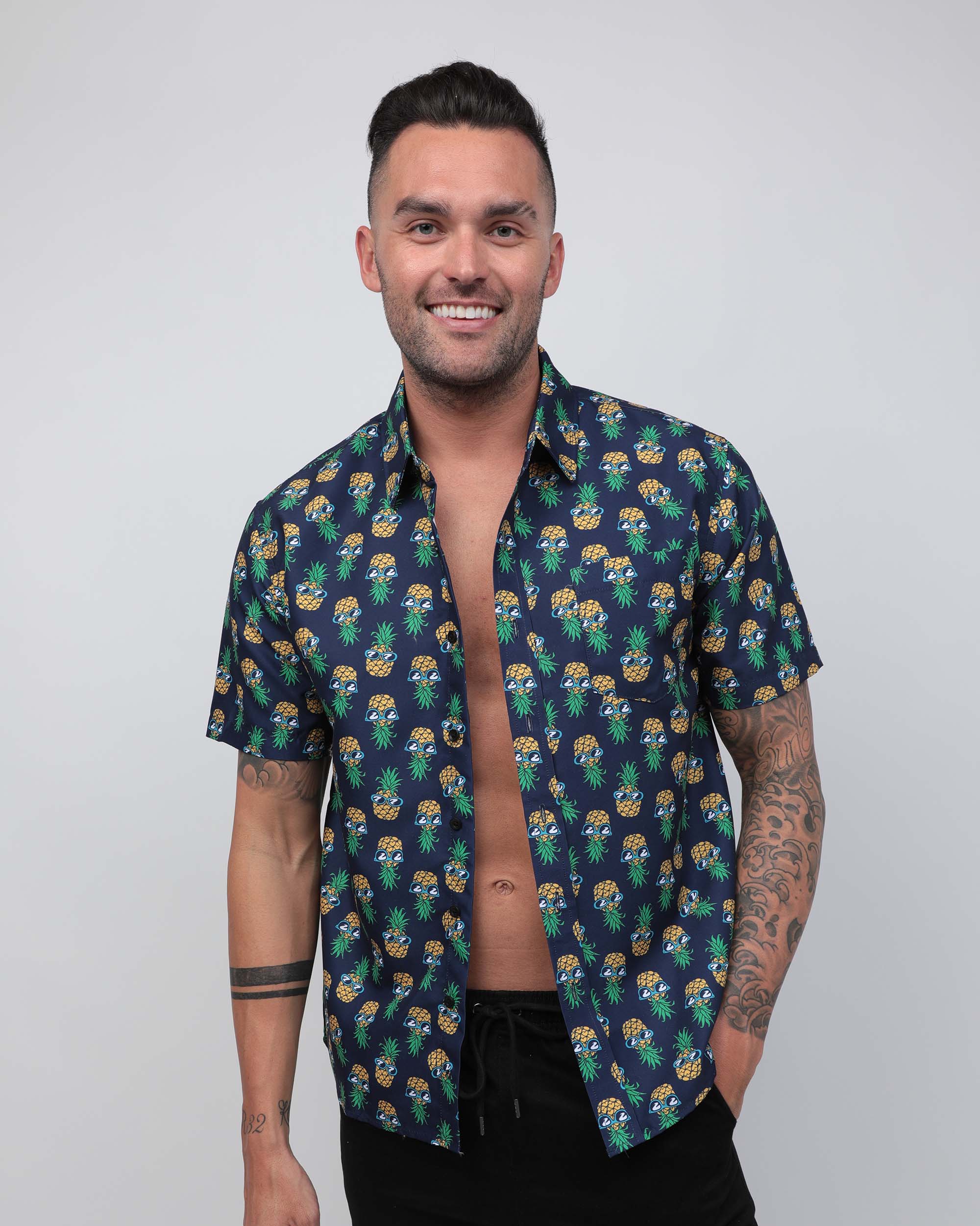 Tropical Mood Pineapple Camp Shirt - Image 33729420165303
