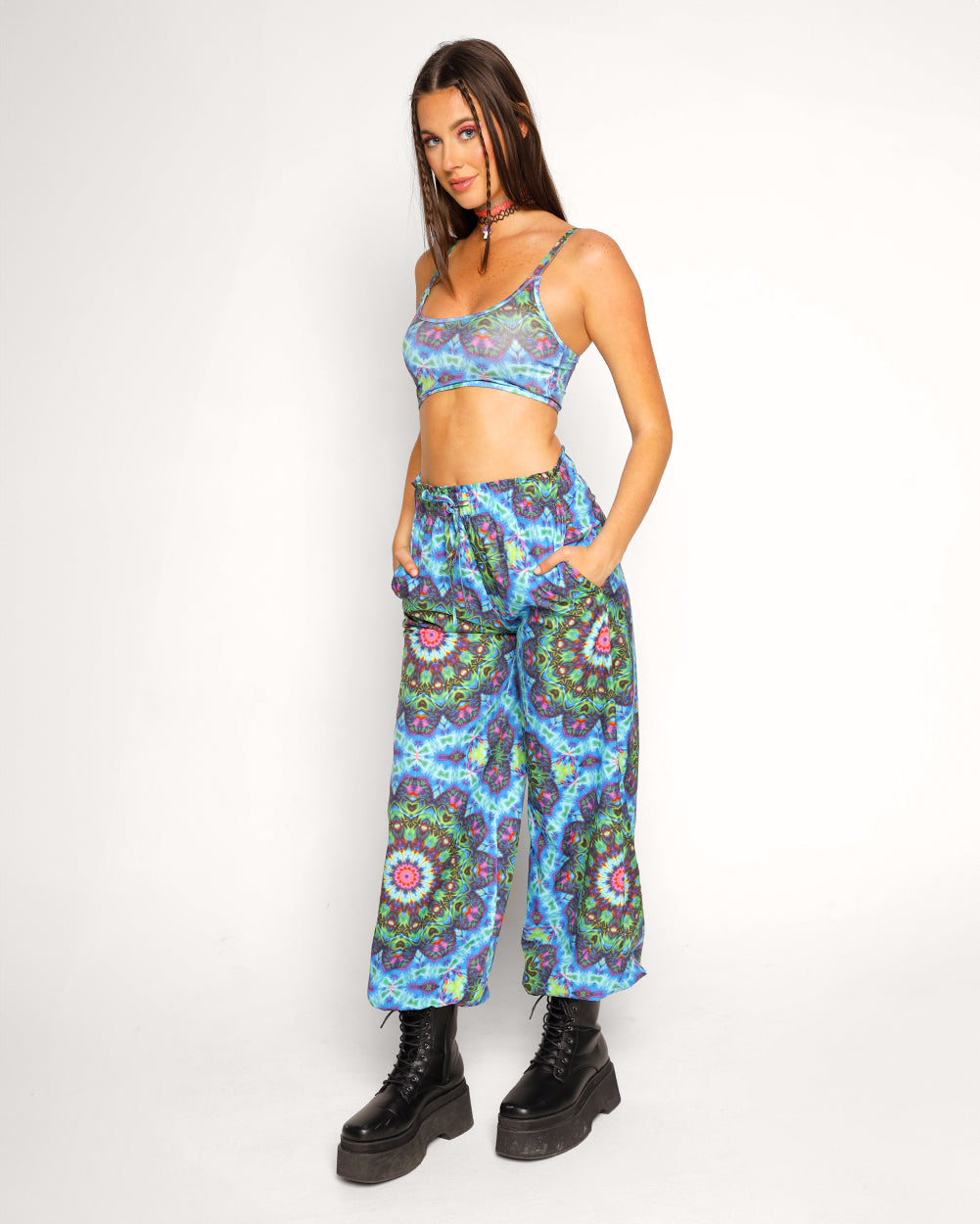 Twilight Trance Harem Pants-Blue/Green/Pink-Regular-Full--Sarah2---S