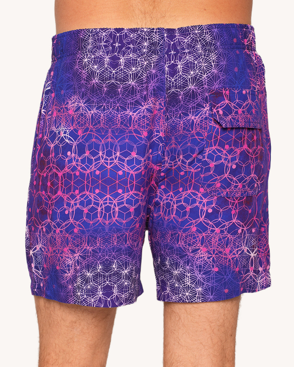 Violet Vibrations Camp Shorts - Image 34662990446775