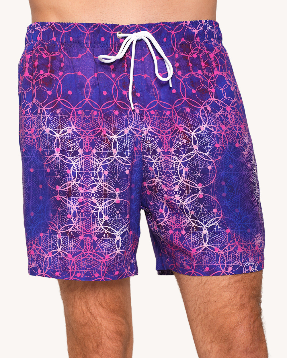 Violet Vibrations Camp Shorts - Image 34662990479543