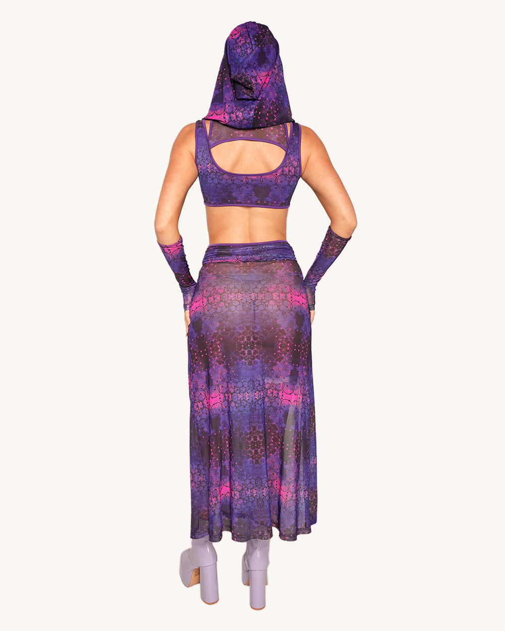 Violet Vibrations Dress - Image 4