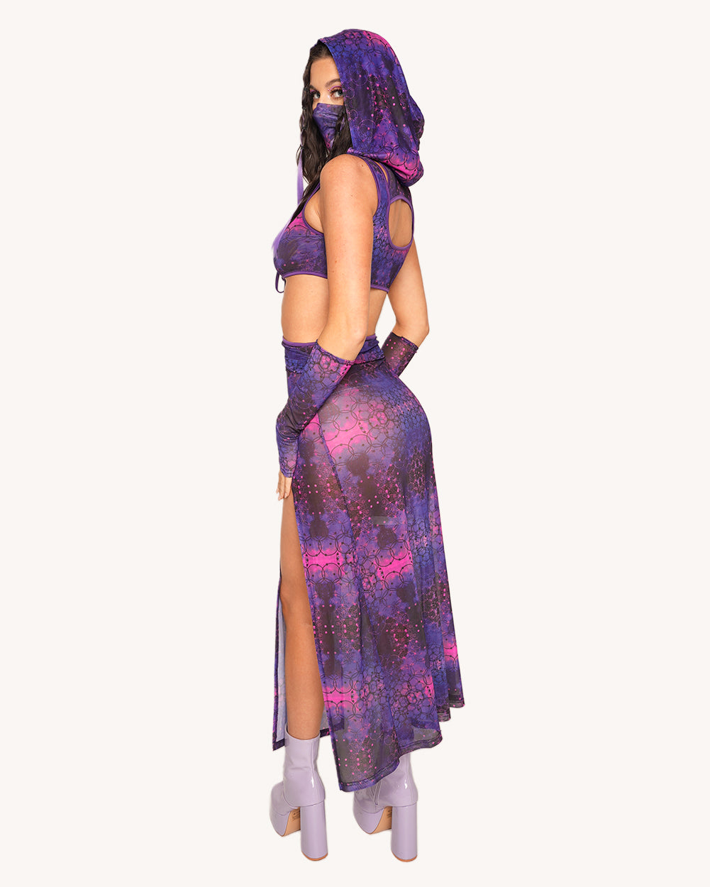 Violet Vibrations Dress - Image 3