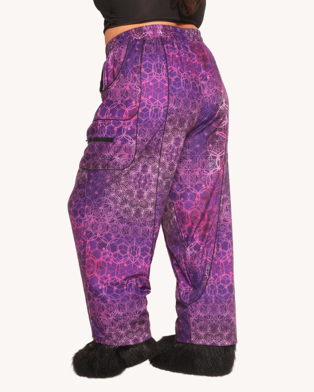 Violet Vibrations Harem Pants - Image 10