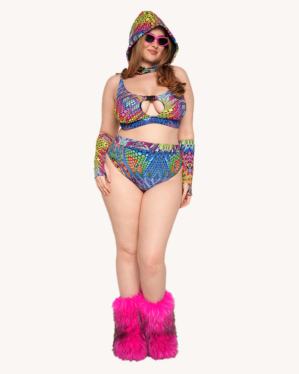 Viper Vision Recycled Fabric Booty Shorts - Image 7