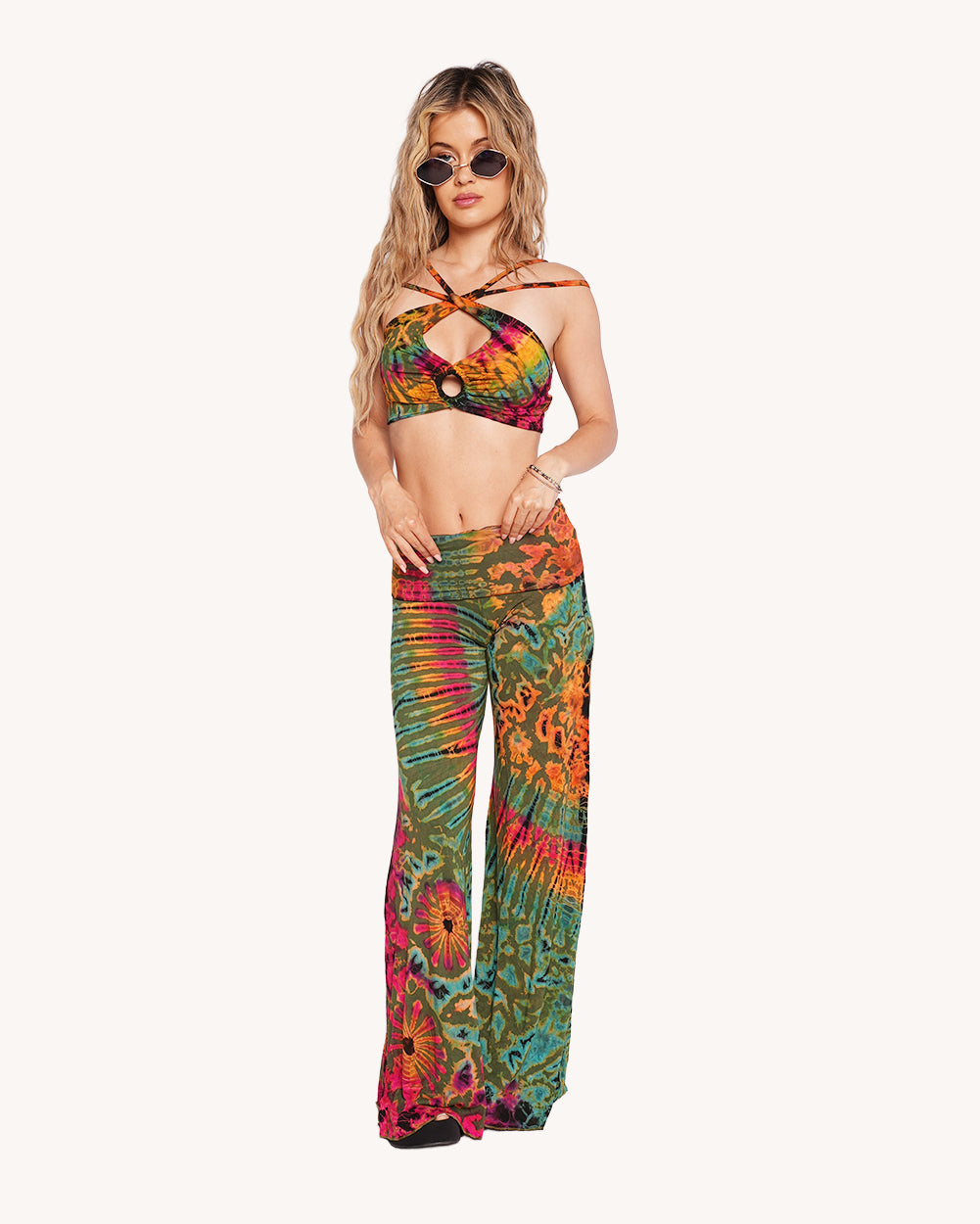 Walking on a Dream Tie Dye Halter Top - Image 2