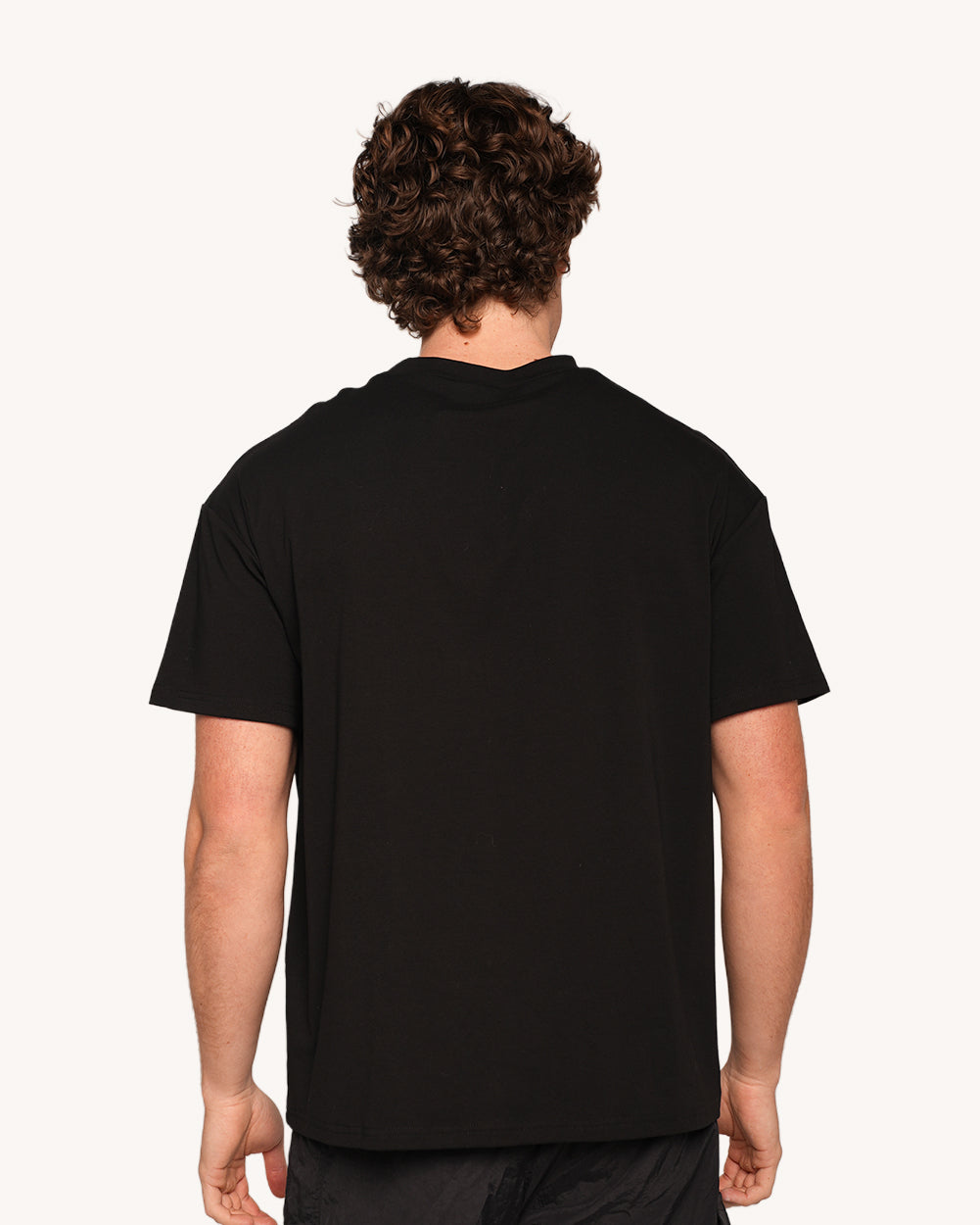 Wavy Cap Oversized Tee-Men-Men