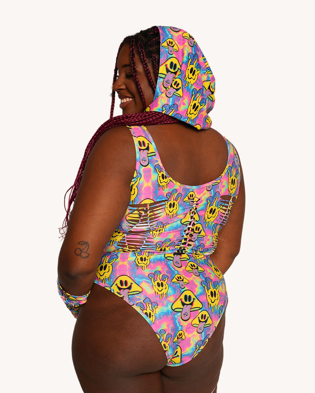 Welcome to Trippyland Bodysuit with Sleeves - Image 34708798308535